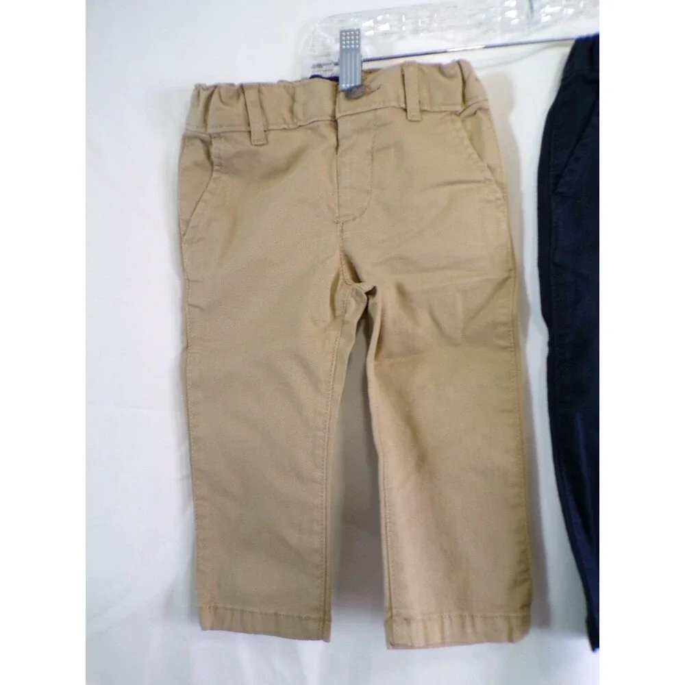 The Children's Place Baby Pants 9-12 Months Khaki Navy 3020018 100% Cotton